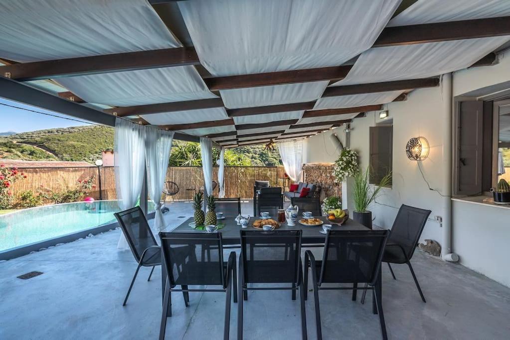 Casa Del Miele, Private Pool, Bbq, Mountain View. Villa Alikianos Екстериор снимка