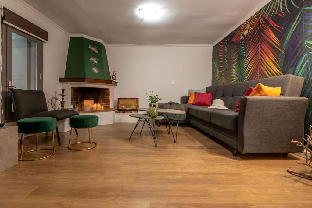 Casa Del Miele, Private Pool, Bbq, Mountain View. Villa Alikianos Екстериор снимка