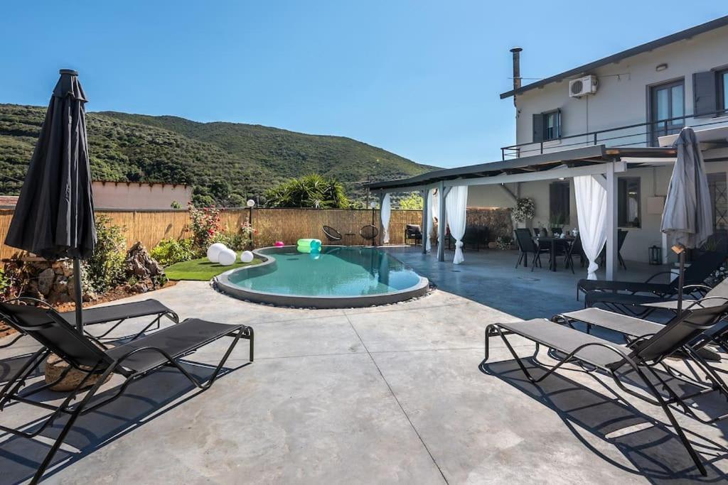 Casa Del Miele, Private Pool, Bbq, Mountain View. Villa Alikianos Екстериор снимка