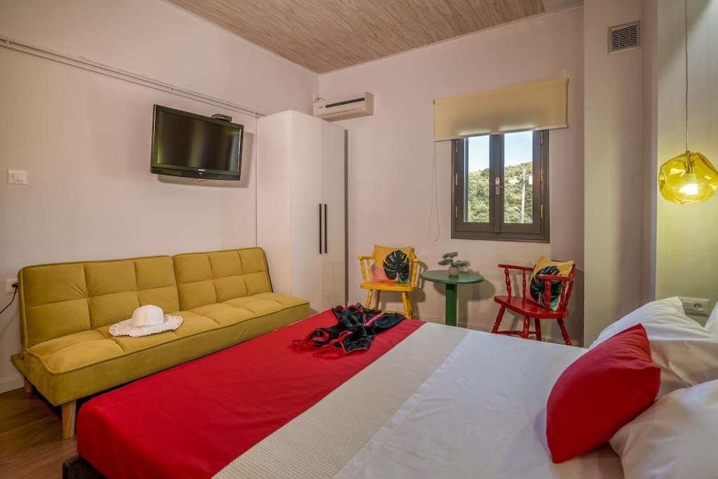 Casa Del Miele, Private Pool, Bbq, Mountain View. Villa Alikianos Екстериор снимка